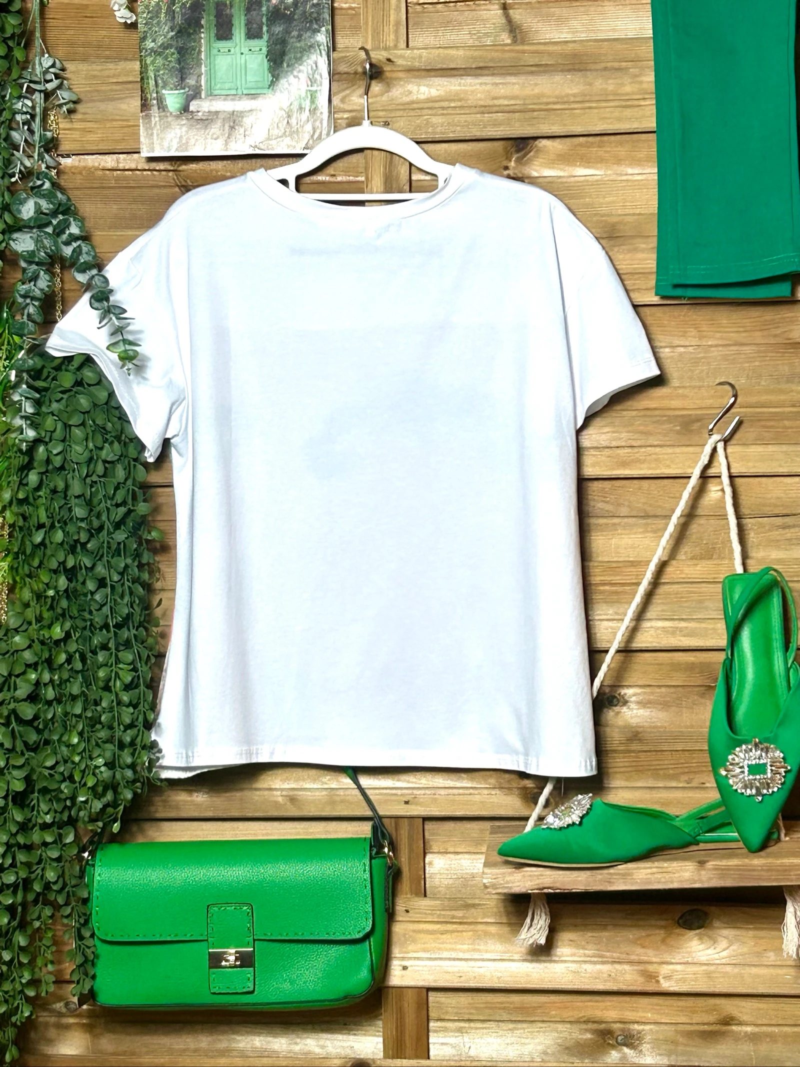 Camisa bimateria seda algodão paisagem – photo 3